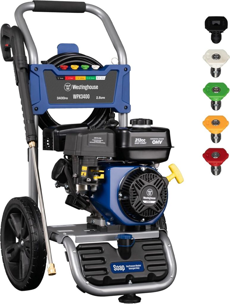 westinghouse wpx3400 pressure washer